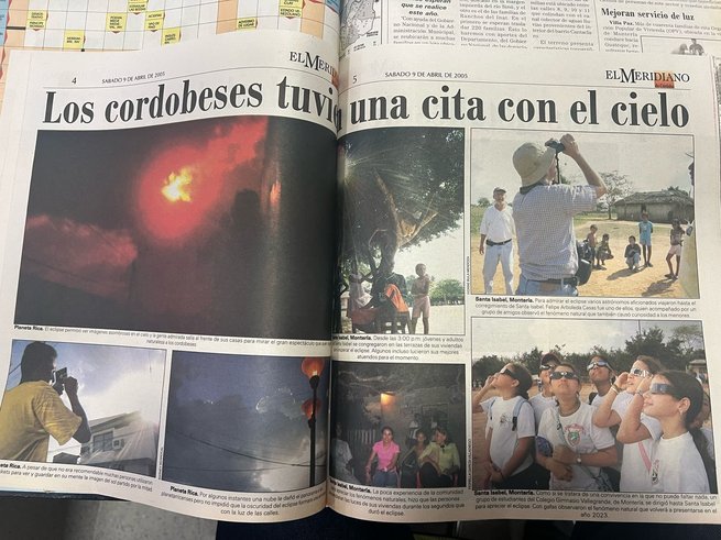 Dos eclipses  paralizaron a Córdoba