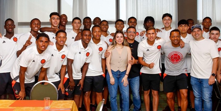 Montería celebra la llegada de la Selección Sub 17 para el Sudamericano
