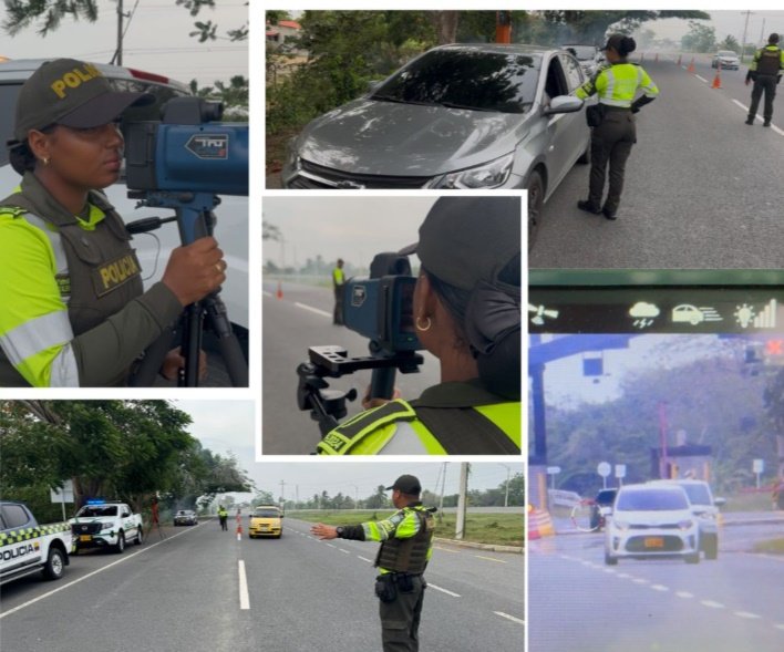 Policía de Tránsito sensibiliza a conductores en vías de Córdoba