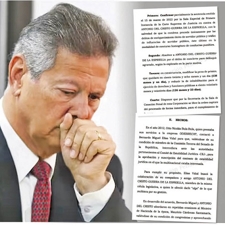 Tres años después, la Corte confirmó condena contra Antonio Guerra de la Espriella