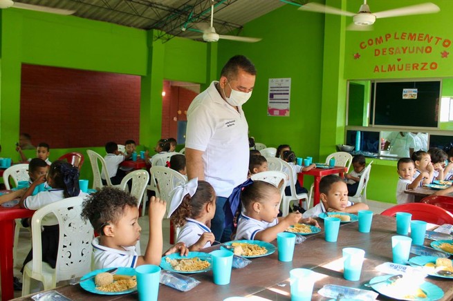 Programa de Alimentación  Escolar inició en Morroa