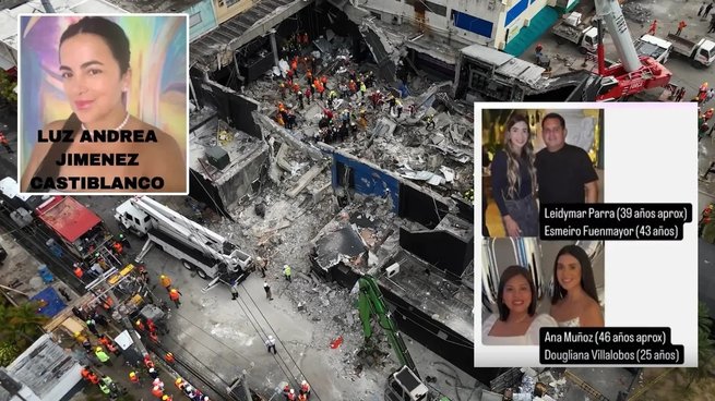 Cinco colombianos desaparecidos en la tragedia de Republica Dominicana