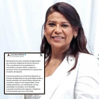 Gobernadora Lucy García rechaza los actos vandálicos en Tolú