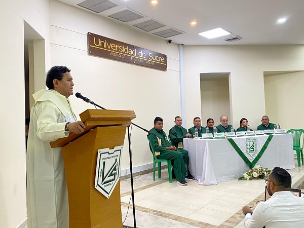 Unisucre otorga Doctorado Honoris Causa al presidente del Parlamento Andino