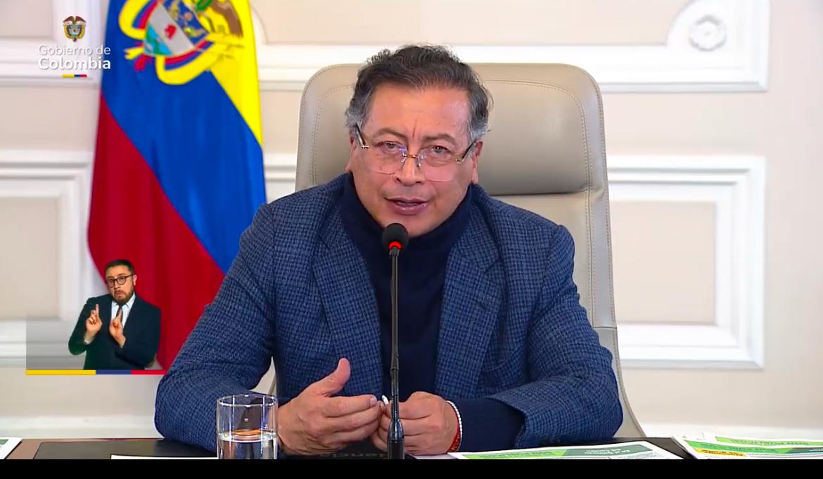 Petro camufló el consejo de ministros en alocución