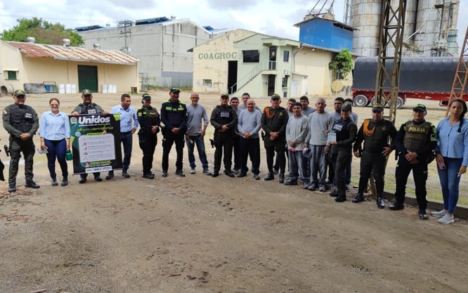 Gaula de la Policía lideró campaña integral en Cereté