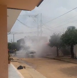 Desalojo de vendedores en San Marcos, desató enfrentamiento