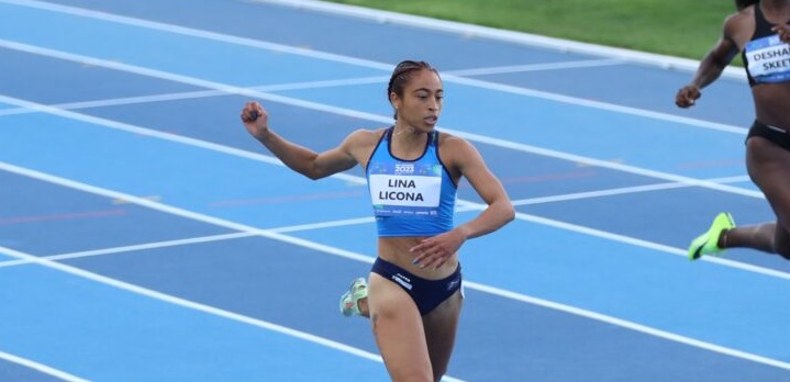 Lina Licona se bañó de oro en el Sudamericano