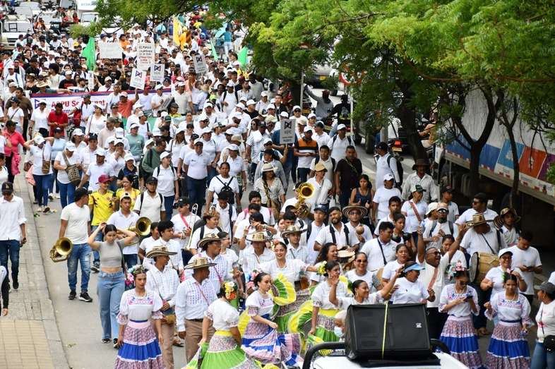 Muy pobre la marcha en Córdoba