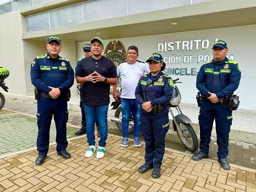 Policía recuperó moto hurtada en el centro de Sincelejo