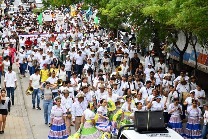 La marcha fue pobre en Córdoba