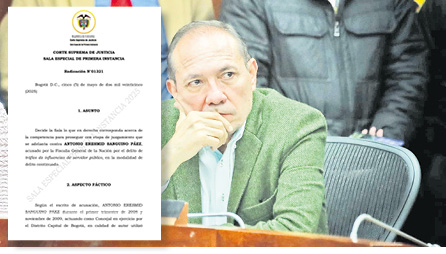 La 'coima' por la que Sanguino es acusado en la Corte