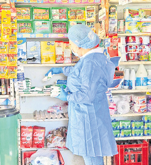 Buena calificación en vigilancia de alimentos