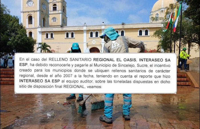 Contraloría detecta posibles irregularidades en la operación del servicio de aseo en Sincelejo