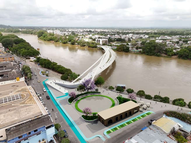 Montería tendrá puente peatonal: Así se verá
