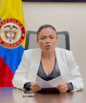 Lina Garrido denunció recibir amenazas de grupos criminales
