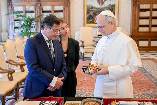 Presidente Petro se reunió con el Papa León XIV