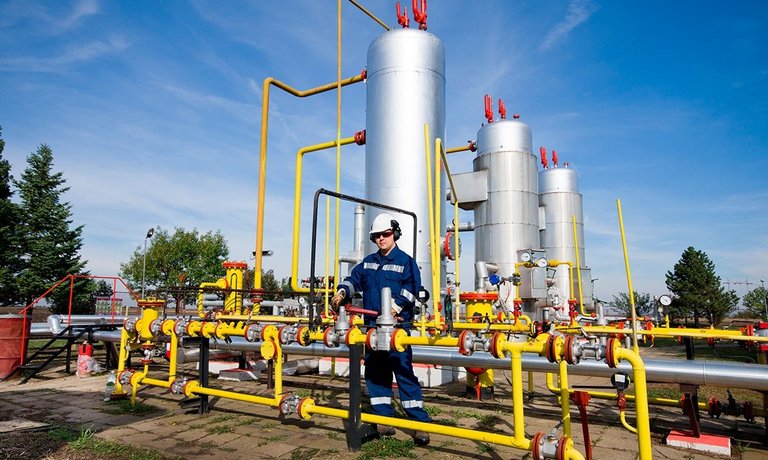Producción de gas fue la más baja en cinco años