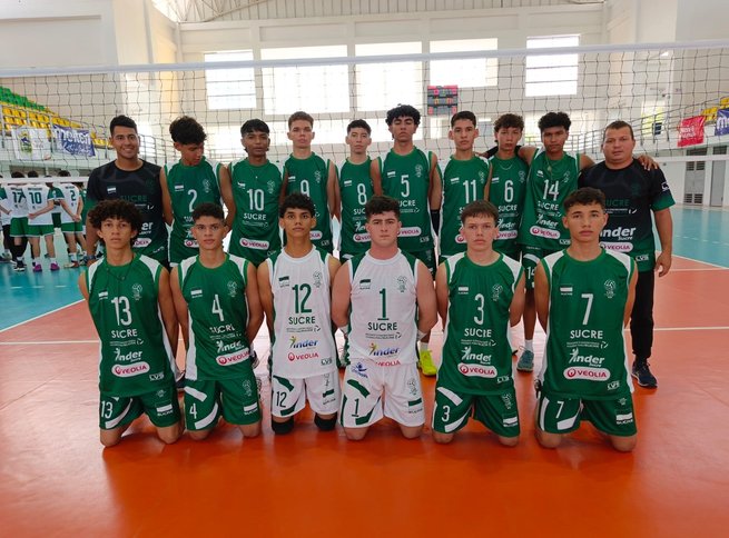 Selección Sucre da la pelea en el Nacional de Voleibol Sub-17