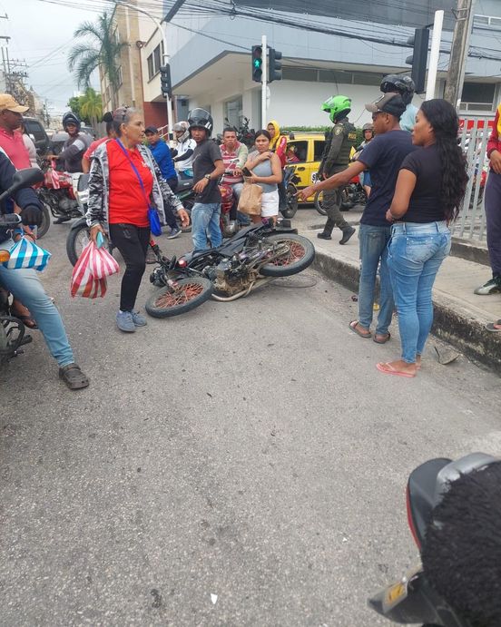 Motociclistas implicados en accidentes, uno en Sincelejo y el otro en Ovejas
