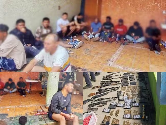 Exmilitares colombianos, detenidos en México