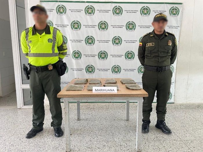 Cae encomienda con dos kilos de marihuana 