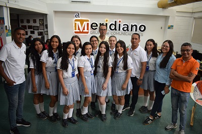 Estudiantes de Colmercedes vivieron la experiencia de ser periodistas