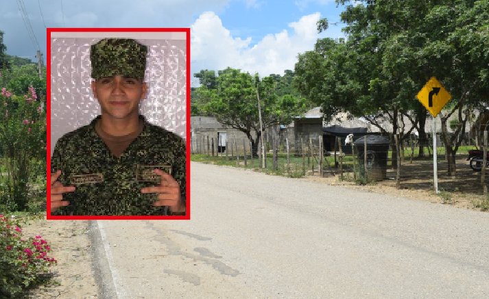 Infante resultó herido un con fusil