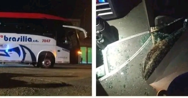 Gobernador rechazó ataque delincuencial contra bus de Brasilia