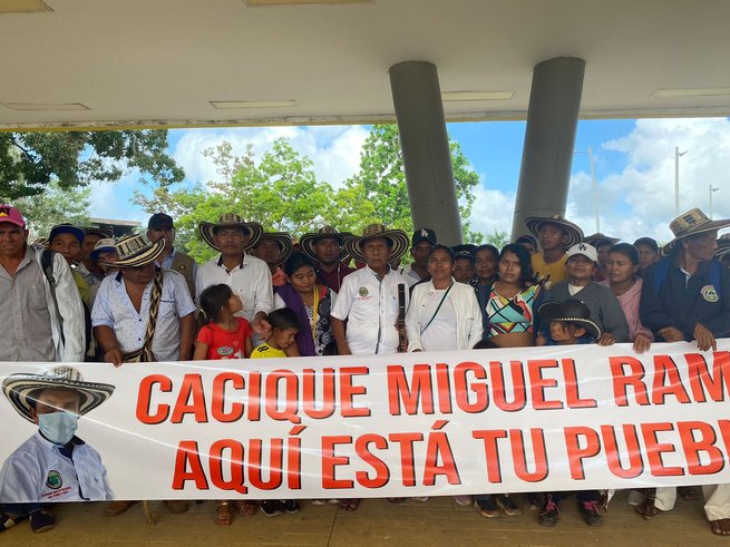 Mucho cacique en el Resguardo Zenú