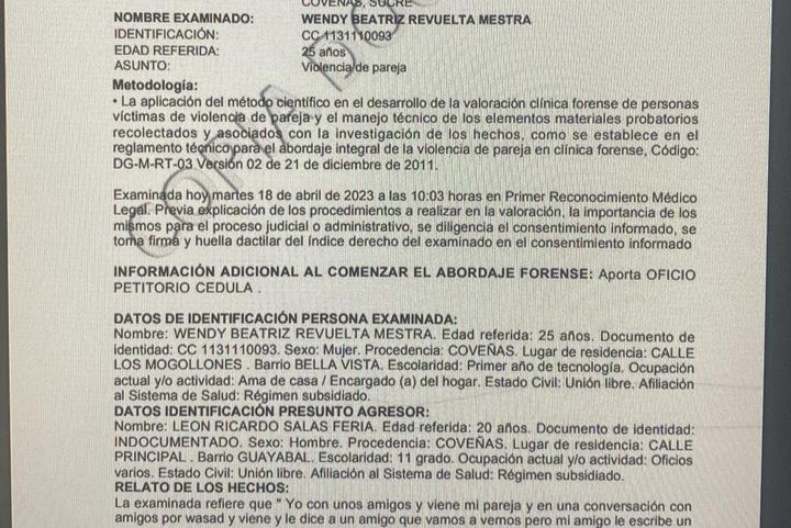 Denuncian a hijo de precandidata a Alcaldía de Coveñas por maltrato