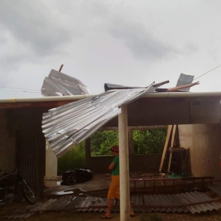 Vendaval dejó varios afectados en Las Piedras, Toluviejo