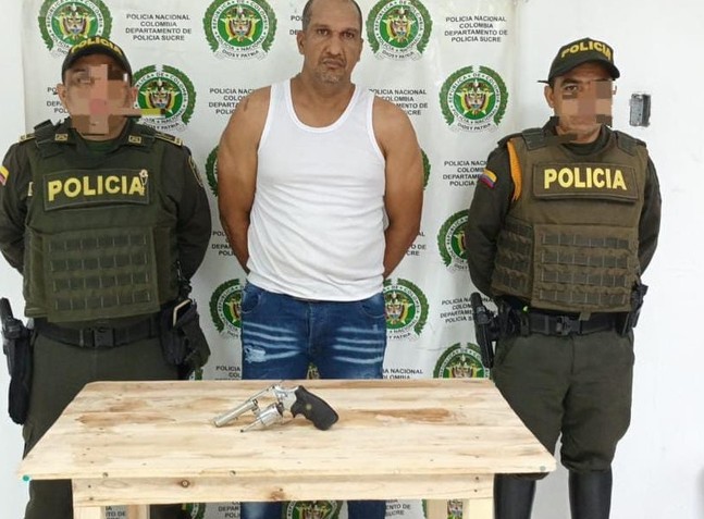 Lo encontraron armado con un 38