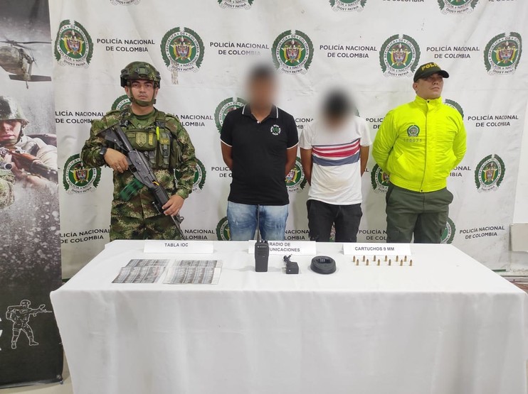 Fueron capturado dos hombres en San Pelayo