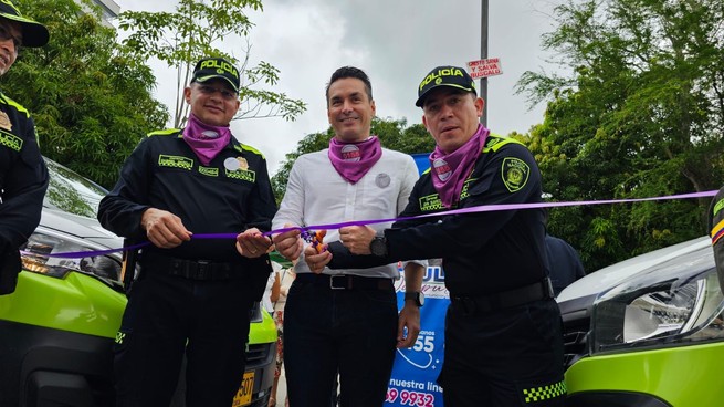 Alcaldía y Policía lanzaron la 'Patrulla Púrpura' para atender casos de violencia contra la mujer