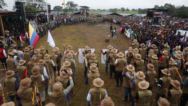 Guardia campesina que secuestró a los 78 policías asistió a evento de las disidencias de la Farc