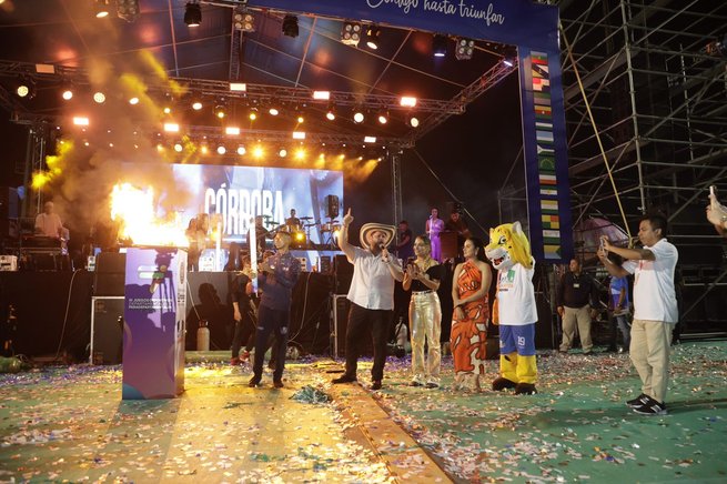 Se encendió llama de los Juegos 'Valle de Titanes 2023'