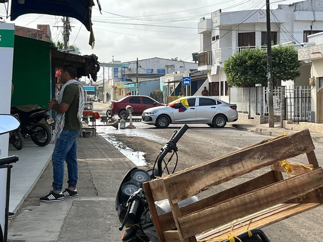 Se encuentra bloqueada la vía San Bernardo del viento Moñitos