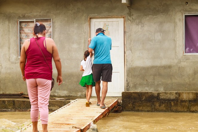 Más de 250 familias afectadas por intensas lluvias en Coveñas