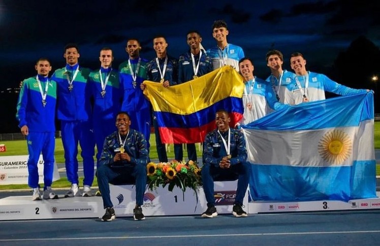Cordobés ganó oro en Suramericano de Atletismo