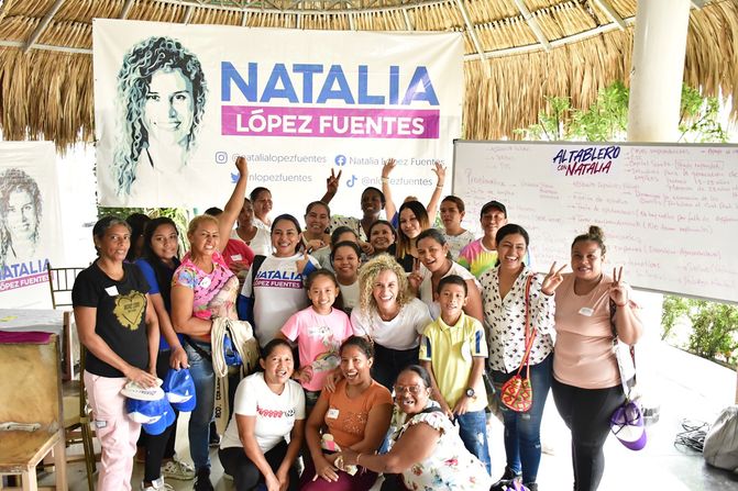 "Al tablero con Natalia”, espacio de participación que lidera la precandidata Natalia López Fuentes para escuchar a los monterianos