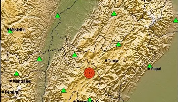 Nuevo temblor sacudió a Colombia