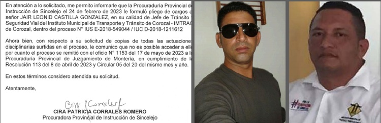 Habría presentado papeles falsos, hay un pliego cargos