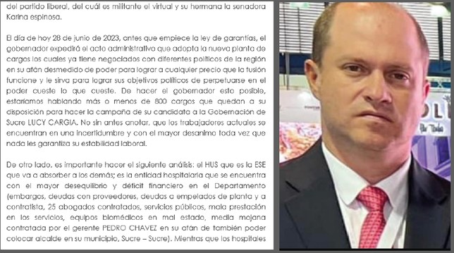 Denuncian supuestas maniobras de Héctor Olimpo Espinosa tras fusión por absorción