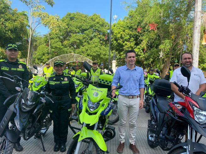 Córdoba tiene 42 nuevas motocicletas al servicio de la Policía