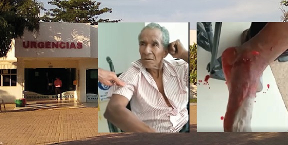 Adulto mayor se accidentó
