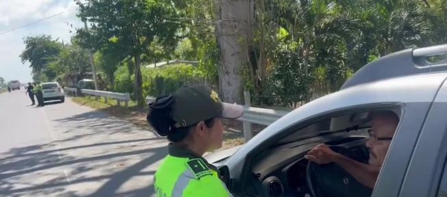 La seccional de tránsito y transporte adelanta la campaña de prevención vial contra la siniestralidad