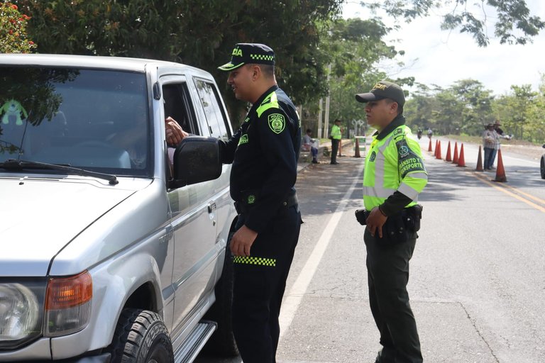 Policía Metropolitana de Montería lidera camapañas de prevención para este puente festivo