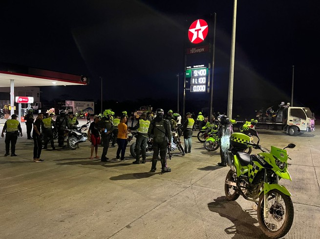Policía Metropolitana realiza controles para evitar ‘piques ilegales’