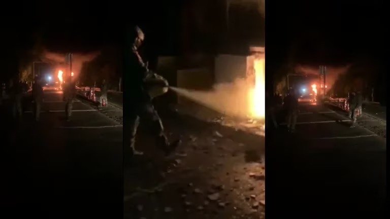 Crisis en Tarazá: quemaron un peaje y volaron el acueducto
